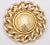 This is part of Chairish’s Costume Jewelry assortment. Large Napoleon coin edged in large chain has hook to be a pendant...