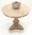 Beige Marble & Bronze Base Fine Gueridon Side End Lamp Stand Mint For Sale - Image 8 of 11