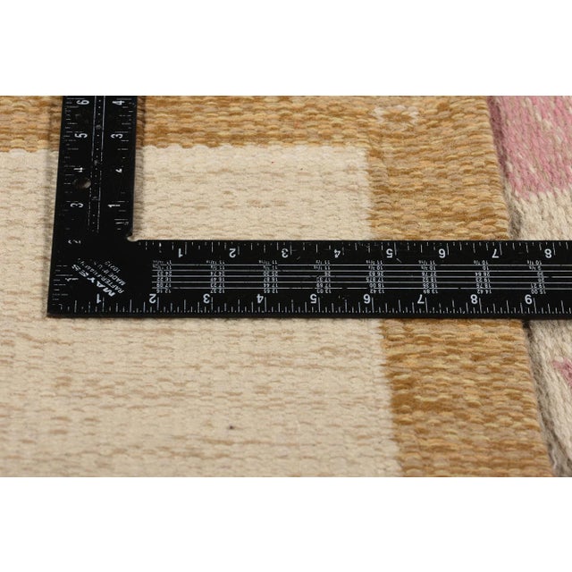 Textile Anna-Johanna Ångström Swedish Rollakan Rug - 05'06 X 07'08 For Sale - Image 7 of 10