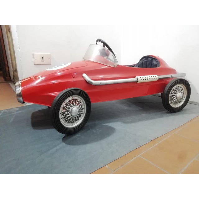 Original vintage pedal car. Made in Italy by Giordani of Bologna. The model offered here is a faithful reproduction of a...