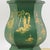 Vintage Green and Gold Hand Painted Tole Scalloped Hexagon Table Lamp Chinoiserie Temple Shape Pagoda Scene For Sale - Image 11 of 15