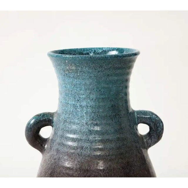 Accolay Pottery Jug With Handles For Sale - Image 9 of 9