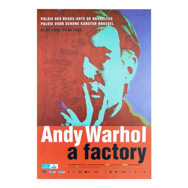 Andy Warhol Factory Poster For Sale