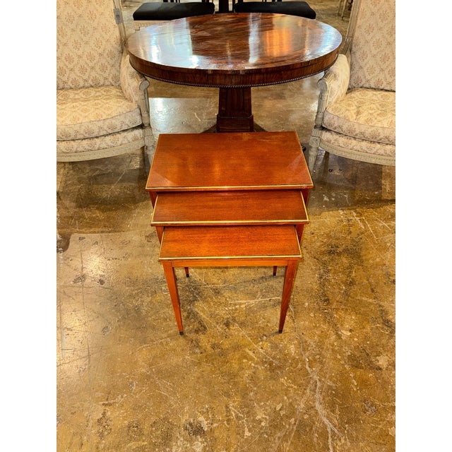 Mid-Century Modern Danish MCM Nesting Tables For Sale - Image 3 of 5