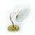 Metal Glass Wall Lamp, Poland, 1950s For Sale - Image 7 of 11