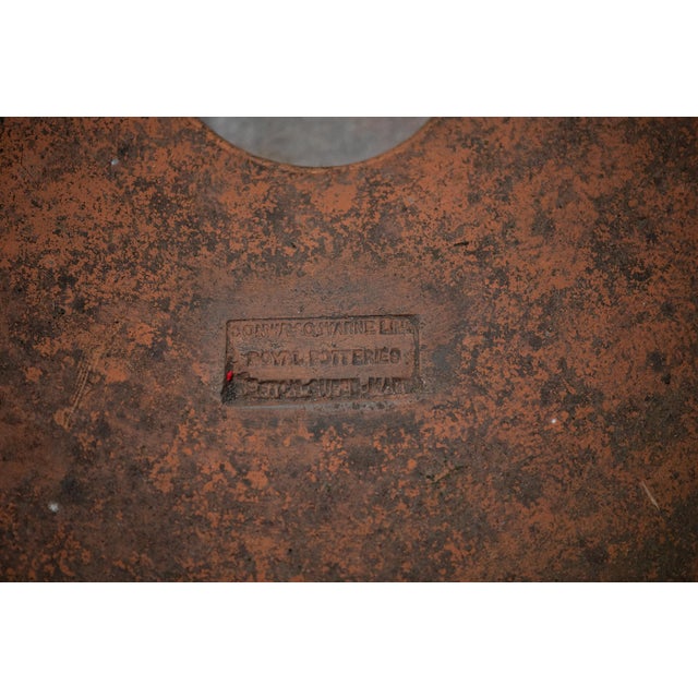 Faux Bois Garden Planter Pot of Terracotta From the Royal Potteries, England For Sale - Image 10 of 11