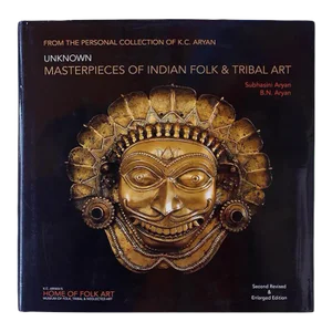 Unknown Masterpieces of Indian Folk & Tribal Art Curated Antiques Vintage Book