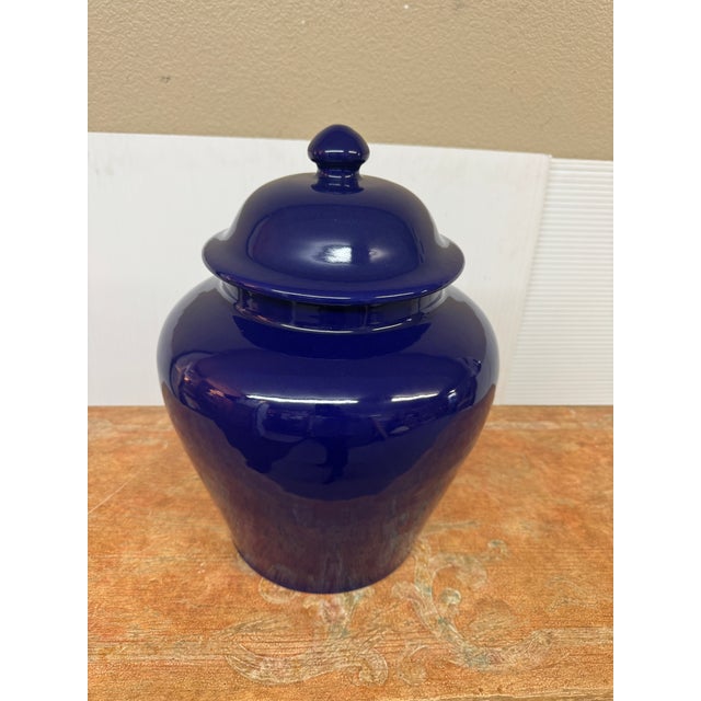 2010s Martino Interiors Ceramic Ginger Jar For Sale - Image 5 of 12