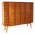 Mid-Century Walnut Highboard, 1950s For Sale
