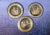 Art Deco Egyptian Revival Wall Art Set of 3 Brass Plates Egypt Hieroglyphics African Ancient Civilization Decor Dark Academia Library For Sale In Savannah - Image 6 of 7