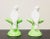 Italian Ceramic White Parrots - Pair For Sale - Image 4 of 8