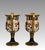 1900 - 1909 Antique Royal Crown Derby 22 Carat Gold Bone China Vases, Urns, Goblets, 1906, England, a Pair For Sale - Image 5 of 14