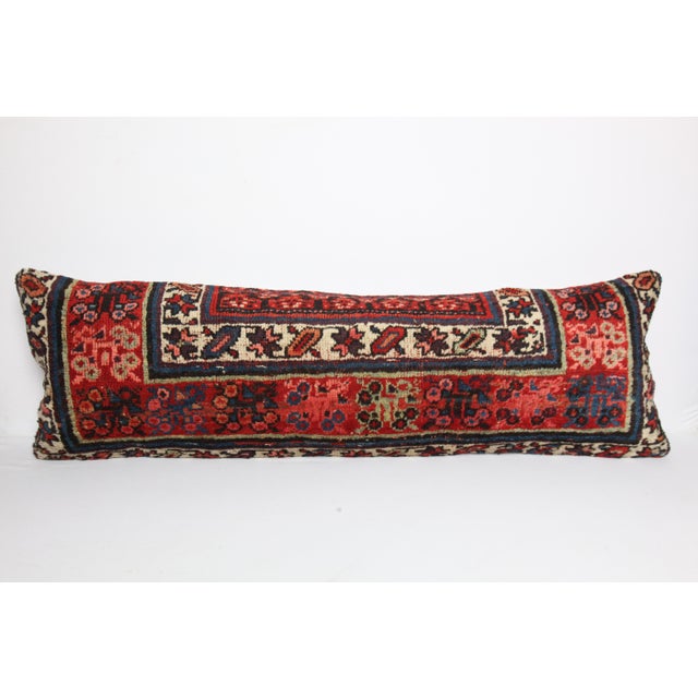 Antique Tribal Handmade Decorative Rug Pillow Cover -16'' X 48'' For Sale - Image 12 of 13