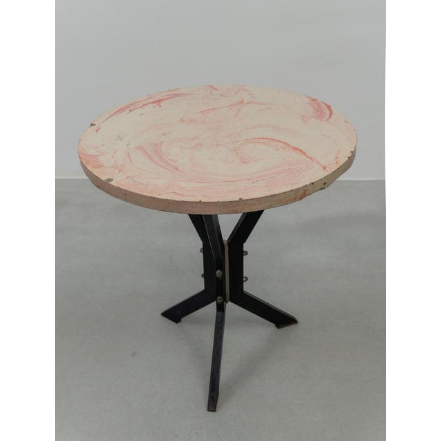 Round Outdoor Terrace Stone Top Table, France, 1930s For Sale - Image 16 of 18