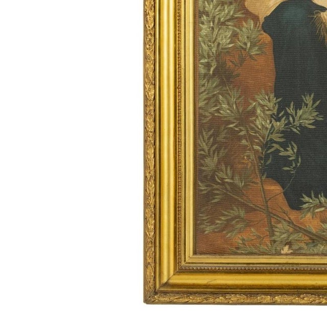 Nicolo Barabino, Our Lady of the Olive Trees with Jesus, 19th Century, Canvas Print For Sale - Image 3 of 6