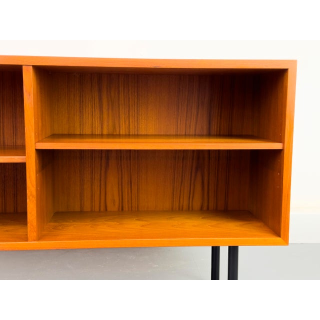 Low Teak Shelf from Omann Jun, 1960s For Sale - Image 4 of 15