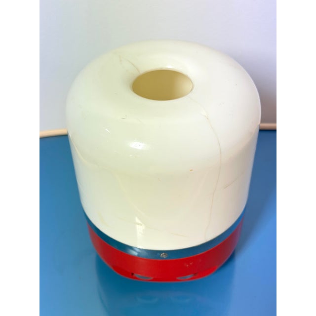 Mid-Century Modern Orange Table Lamp by Adriano Rampoldi for Europhon, 1970s For Sale - Image 3 of 8
