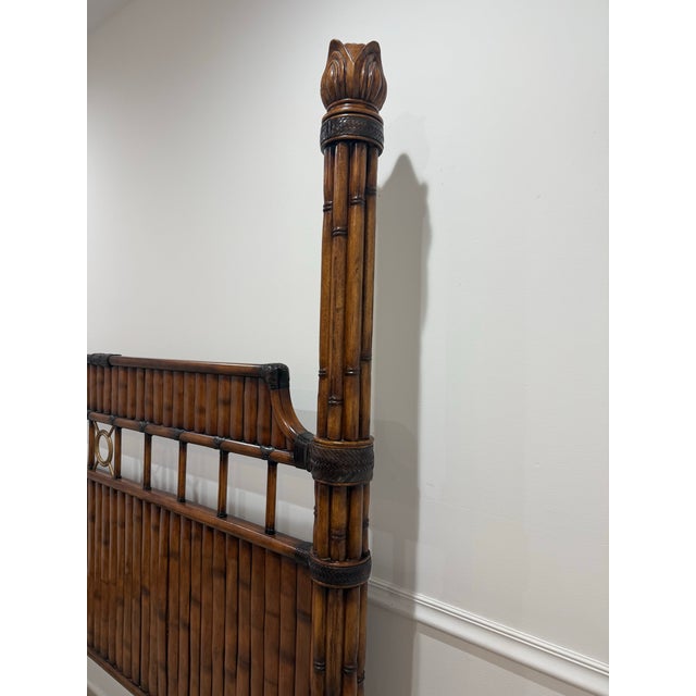 1990s Attributed Tommy Bahama Island Estate West Indies King Size Bed For Sale - Image 11 of 12