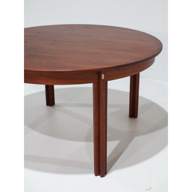 Round Extendable Dining Table in Teak attributed to Børge Mogensen for Karl Andersson & Söner, Denmark, 1960s For Sale - Image 13 of 18