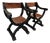 Renaissance-Style Savonarola Chairs, Pair For Sale