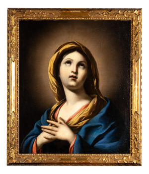 After Elisabetta Sirani, Virgin in Prayer, 1600s, Oil Painting