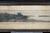 Late 19th Century Antique John Octavius Anderson Signed Sailboat Village Seascape Etching 26" For Sale - Image 5 of 13