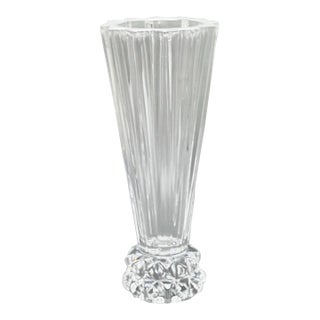 Vintage Rosenthal “Classic” Fluted Crystal Bud Vase, Made in Germany For Sale
