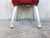 Mid-Century Modern Set of Seventeen Conference or Dining Chairs in Steel and Red Wool For Sale - Image 3 of 13