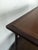 Mahogany and Leather 3-Tier Shelf with English-Style Columns For Sale - Image 4 of 7
