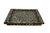 Vintage R&Y Augousti Paris sliced Bamboo black lacquered geometric mosaic bar tray or platter. Dimensions: 17.5" x 14.25"...