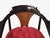 Edward Wormley, Horseshoe Chairs, Mahogany, Rosewood, Red Fabric, Usa, 1950s For Sale - Image 12 of 16