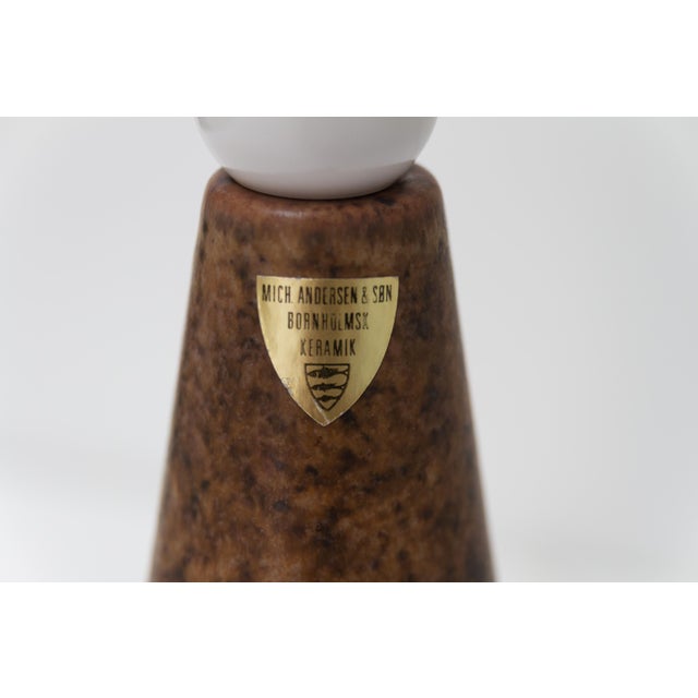Danish Modern Ceramic Table Lamp by Marianne Starck for Michael Andersen & Søn, 1960s For Sale - Image 11 of 15