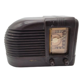 1939 Admiral Bakelite 371-5rl Art Deco Bakelite Radio For Sale