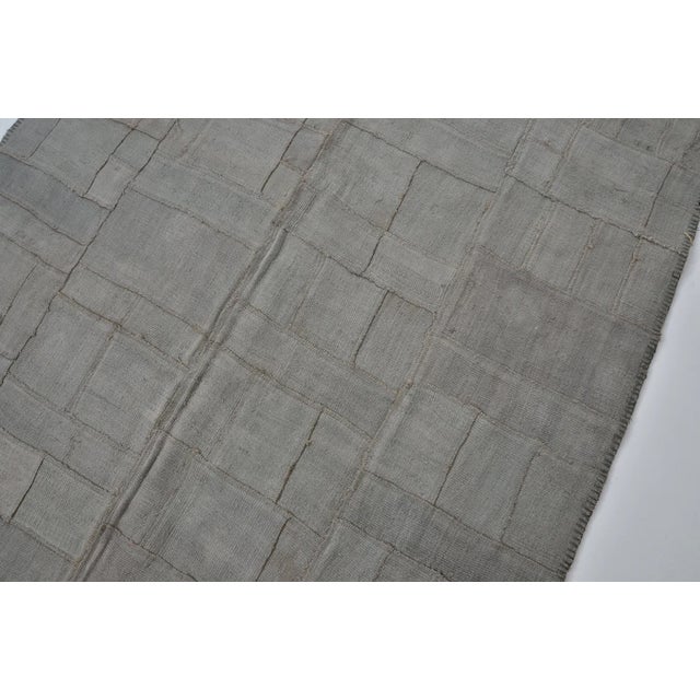 Vintage Oushak Grey Hemp Rug For Sale - Image 4 of 10