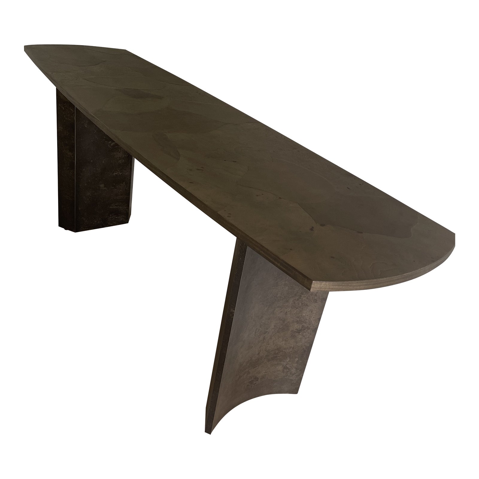 Arhaus Polanco Wood with Antiqued Legs Console Table Chairish