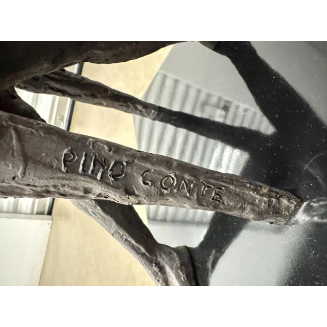 Pino Conte Women Confidence Bronze Sculpture For Sale - Image 12 of 17