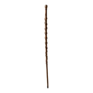 Antique Cane With Steam Bent Spiraling Branch Detail, Circa Early 20th Century