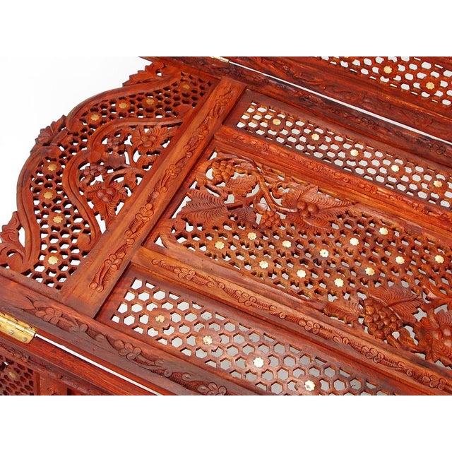 Vintage Double-Sided Room Divider in Teak, 2000s For Sale - Image 13 of 16