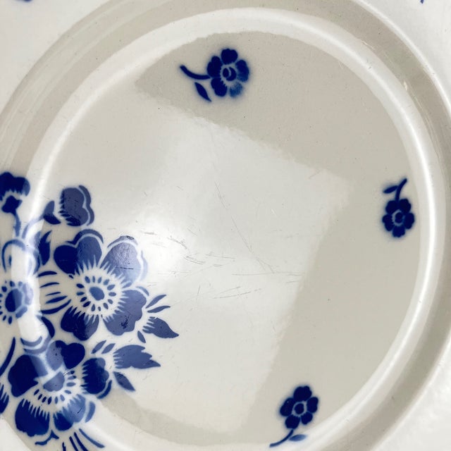 Demi-Porcelain Cake Plate from Badonviller, 1920s For Sale - Image 4 of 8