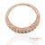 14k 585 Solid Rose Gold Side Engraving Natural Diamond Band Ring, Size 8 For Sale In New York - Image 6 of 12