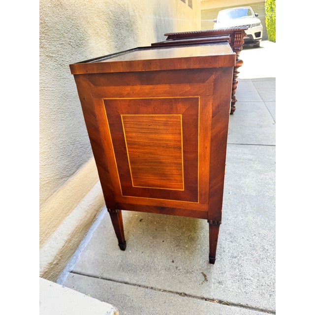 1990s Pair of Ebanista Wood Nightstand Sidetables For Sale In Los Angeles - Image 6 of 17