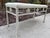 Vintage Palm Beach Scallop Shell Motif Upholstered Bench For Sale - Image 4 of 12