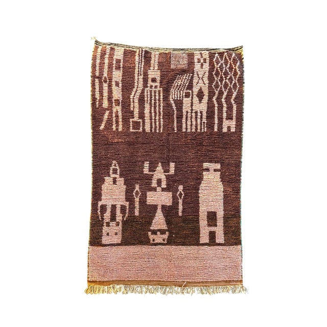 Moroccan Berber Rug, 1990 For Sale - Image 10 of 10