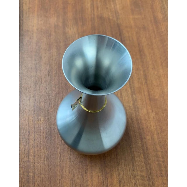 Vintage Metal Vase from Selangor Pewter For Sale - Image 6 of 18