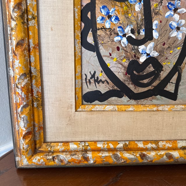 Peter Keil 1960s Peter Keil Original Oil Painting on Canvas, Framed For Sale - Image 4 of 9