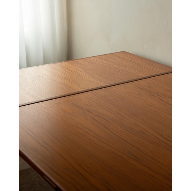 Danish Modern Teak Extendable Dining Table from Ansager Møbler, 1960s For Sale - Image 9 of 18