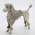 Large Vintage Italian Silver Poodle Figurine, Florence, 1950s For Sale - Image 3 of 12
