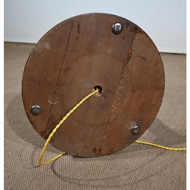 Art Deco Lamp in Varnished Beech, 1940 For Sale - Image 13 of 14