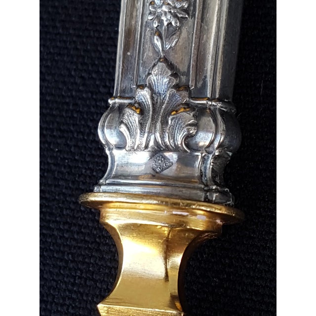 Ice Cream Serving Implements with Silver Handles, 1890s, Set of 2 For Sale - Image 11 of 12