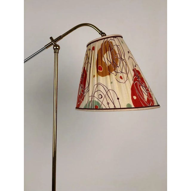 Rupert Nikoll Mid-Century Modern Brass Floor Lamp from Rupert Nikoll, Austria, 1950s For Sale - Image 4 of 17
